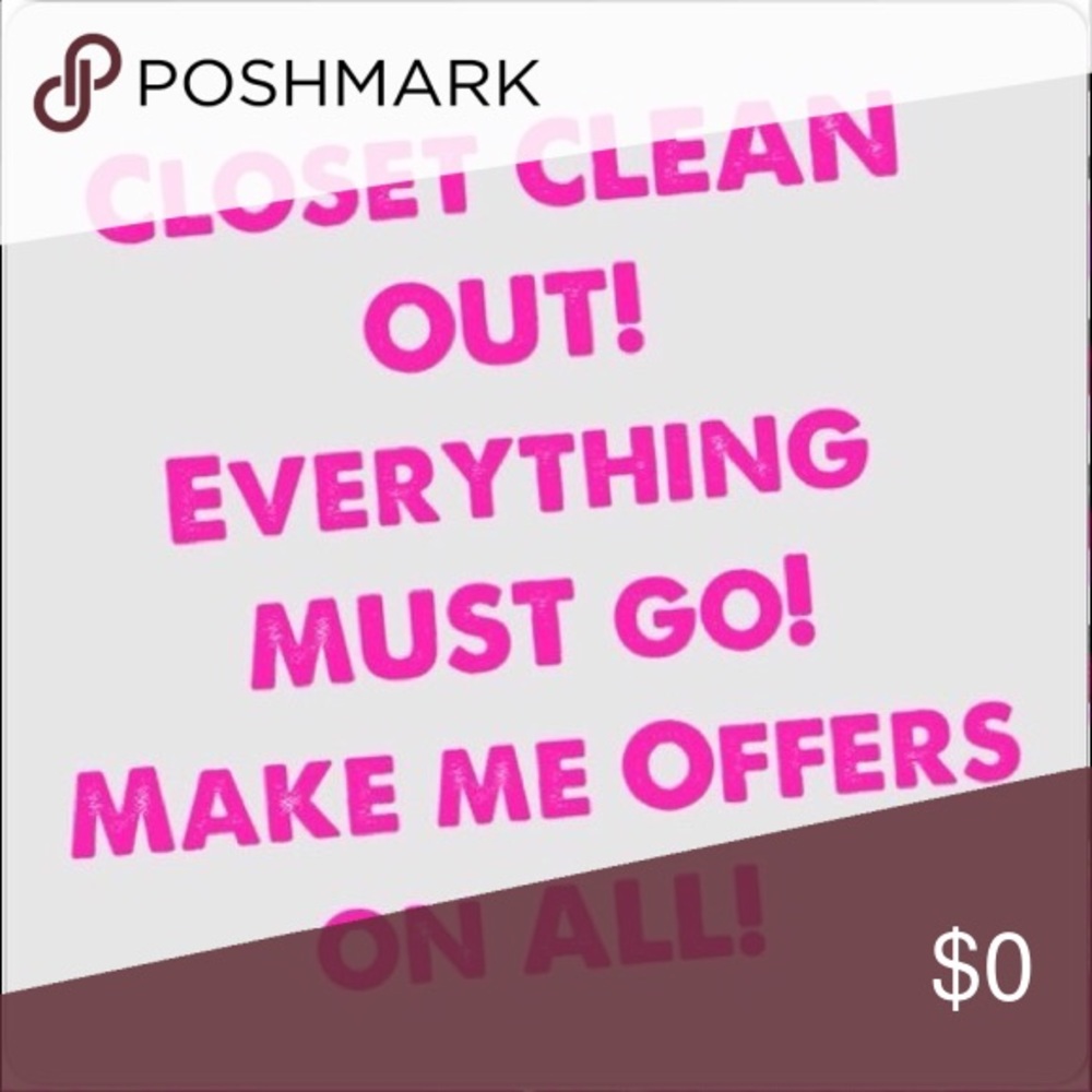 ❗️❗️❗️ CLOSET CLEAN OUT EVERYTHING MUST GO